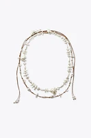 2-PACK PEARL SHELL BELTS