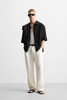 RELAXED FIT FLOWY SHIRT
