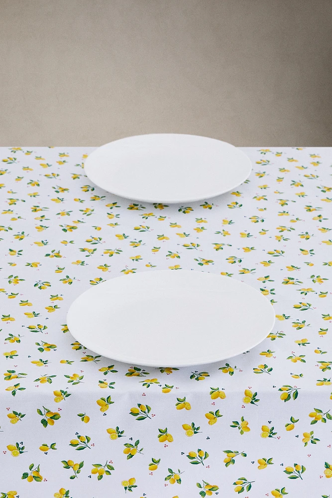 NAPPE COTON ENDUIT CITRONS