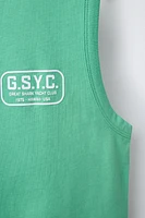 SLEEVELESS LOGO T-SHIRT