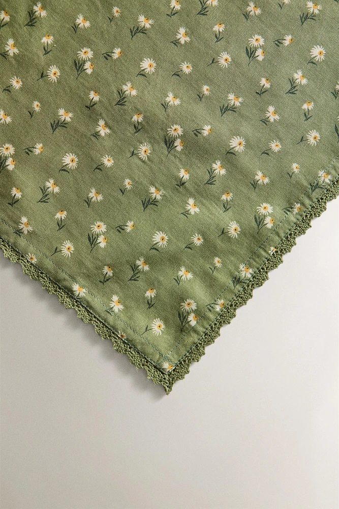NAPPE COTON MARGUERITES