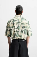 CHEMISE BRODERIE DÉCOUPÉE IMPRIMÉE