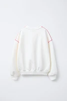 FLORAL SWEATSHIRT