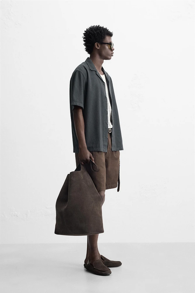 CHEMISE EN COTON ET LIN