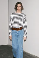 STRIPED LONG SLEEVE T-SHIRT