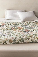 HOUSSE DE COUETTE SATIN IMPRIMÉ FLEUR