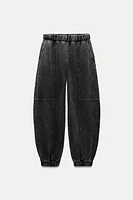 PLUSH WASHED EFFECT PANTS