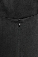 ZW COLLECTION DRAPED MIDI DRESS