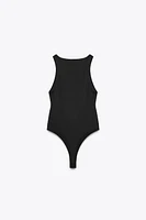 POLYAMIDE HALTER BODYSUIT