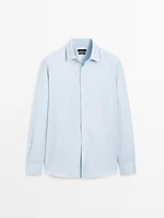 Slim fit 100% cotton Oxford shirt
