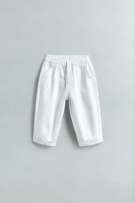 BALLOON TWILL PANTS