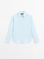 Flowing 100% linen shirt