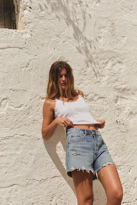 SHORTS EN JEAN TRF TAILLE HAUTE DÉCHIRURES