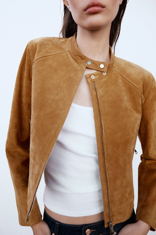 BLOUSON 100 % CUIR