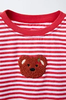 PATCH STRIPED T-SHIRT