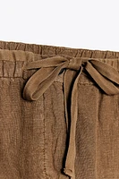 100% LINEN PANTS ZW COLLECTION