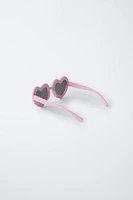 HEART PLASTIC SUNGLASSES