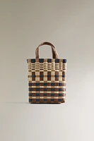 MINI SAC CABAS MULTICOLORE