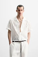 CHEMISE BRODERIE AJOURÉE