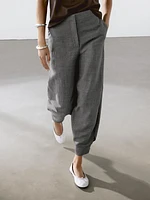 Pantalon balloon boutons