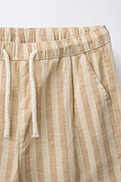 PANTALON DROIT À RAYURES