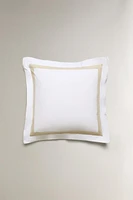 COTTON PILLOWCASE WITH BORDER