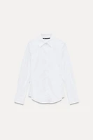 FITTED POPLIN SHIRT