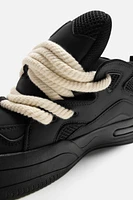 BASKETS DE SKATE CORDES