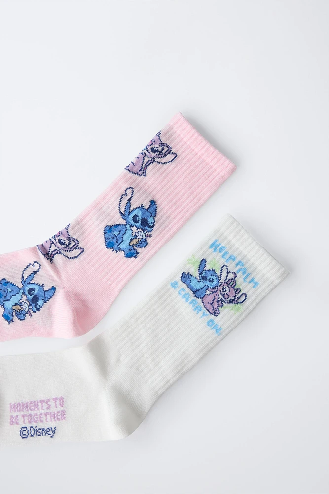 TWO-PACK OF LILO & STITCH © DISNEY KNEE-HIGH SOCKS