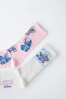 TWO-PACK OF LILO & STITCH © DISNEY KNEE-HIGH SOCKS