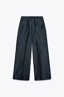 PANTALON JUPE-CULOTTE EN LIN