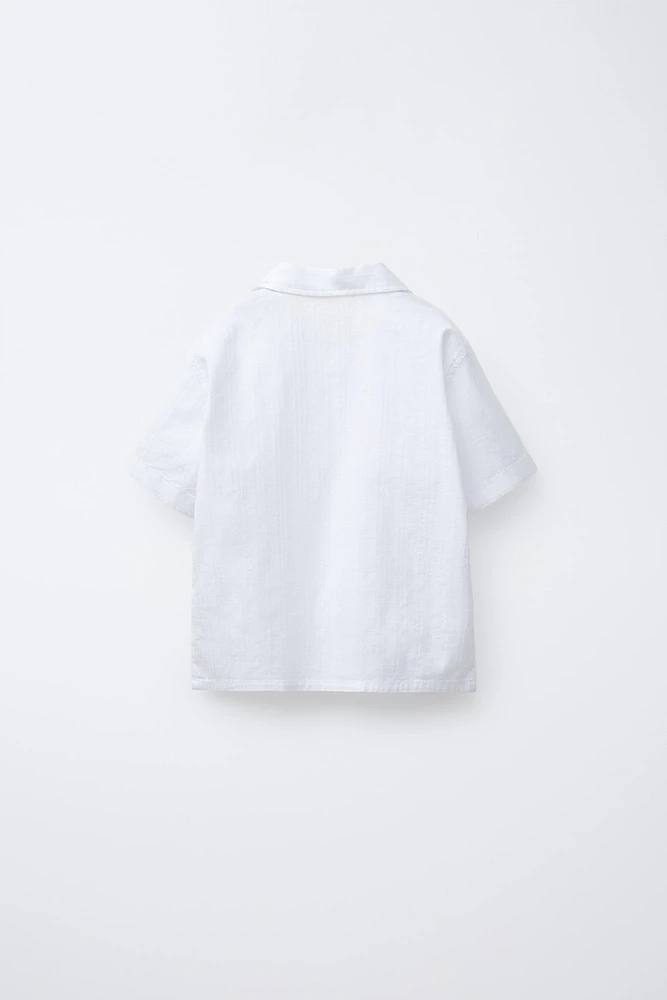 TEXTURED POLO SHIRT