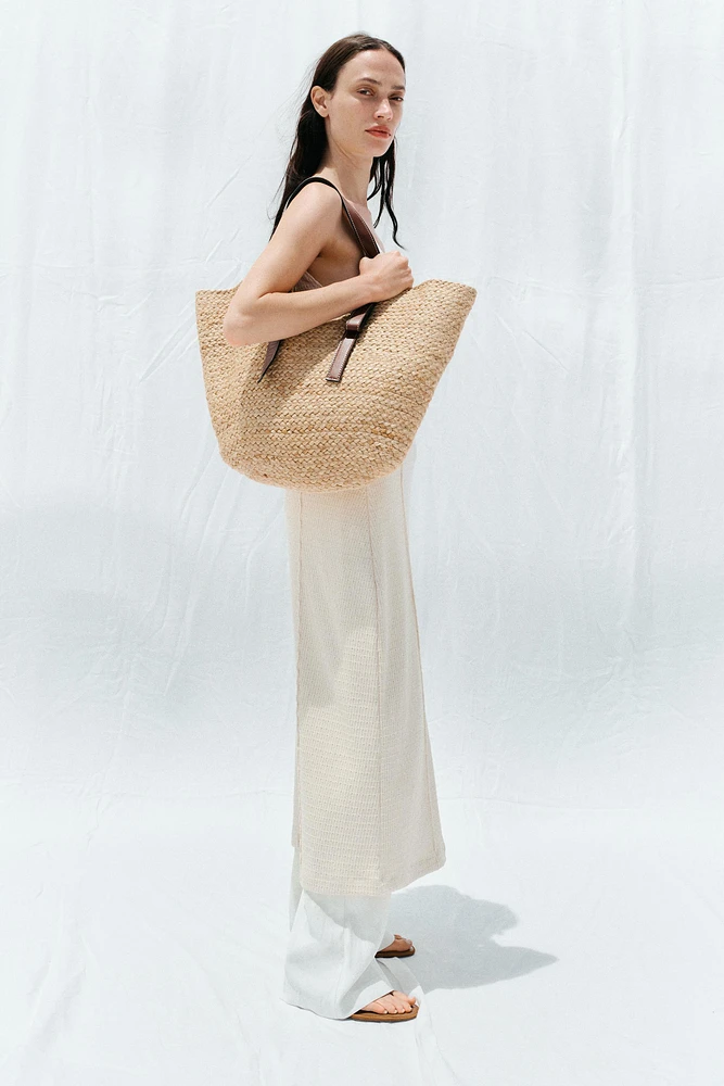 WOVEN SHOPPER BAG