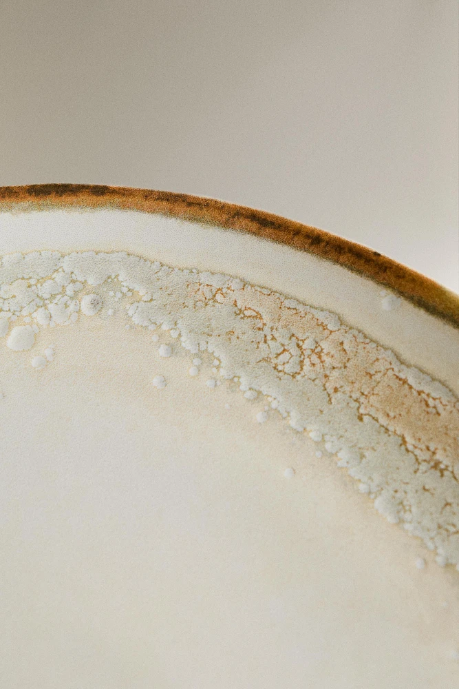 PLAT ROND GRÈS