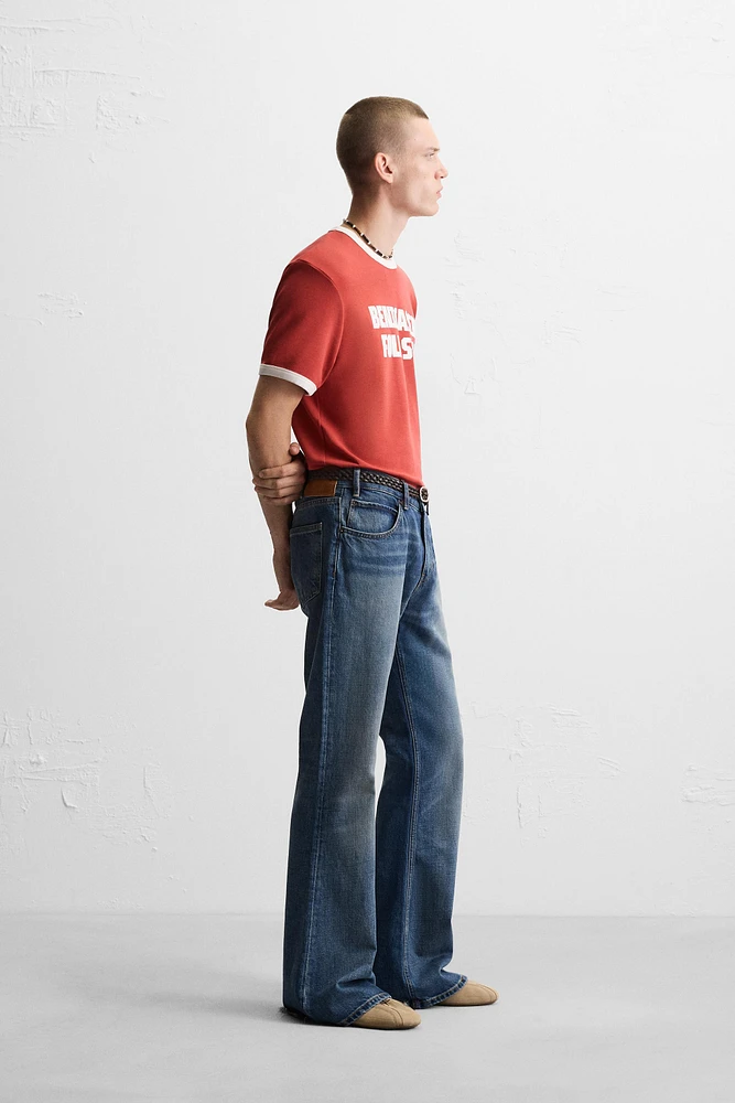RIBBED GUITARRICADELAFUENTE TEXT T-SHIRT