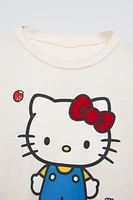 HELLO KITTY © FLOCKED T-SHIRT