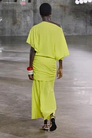 ROBE LONGUE EN MAILLE UNIE
