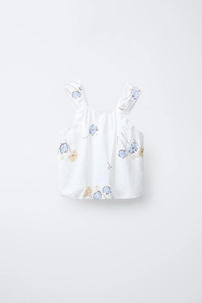TOP BALLON FANTAISIE FLEURS