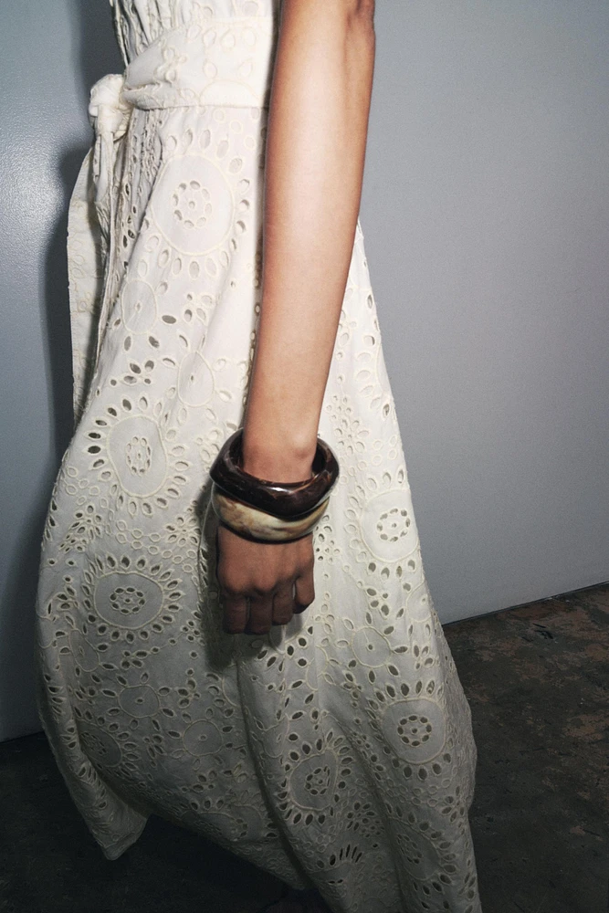 ZW COLLECTION EMBROIDERED SHIRT DRESS