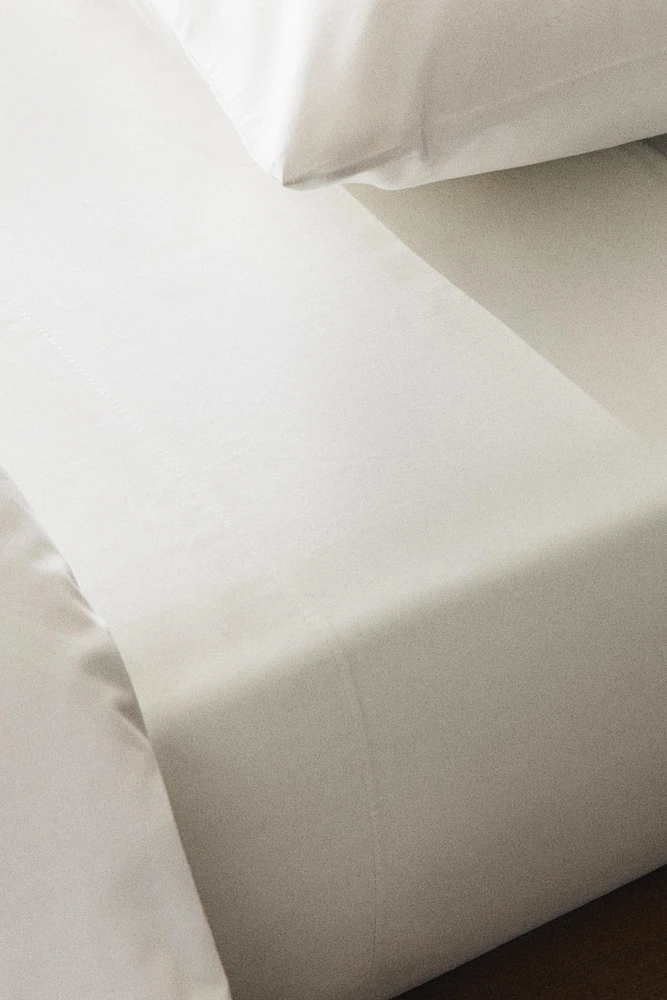 DRAP DE DESSUS PERCALE COTON (500 FILS)
