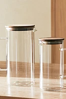 BOROSILICATE GLASS PITCHER WITH LID