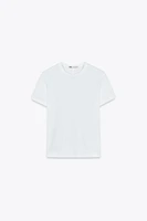 BACK SEAMED T-SHIRT