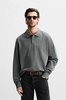 PIQUÉ TEXTURED POLO SHIRT