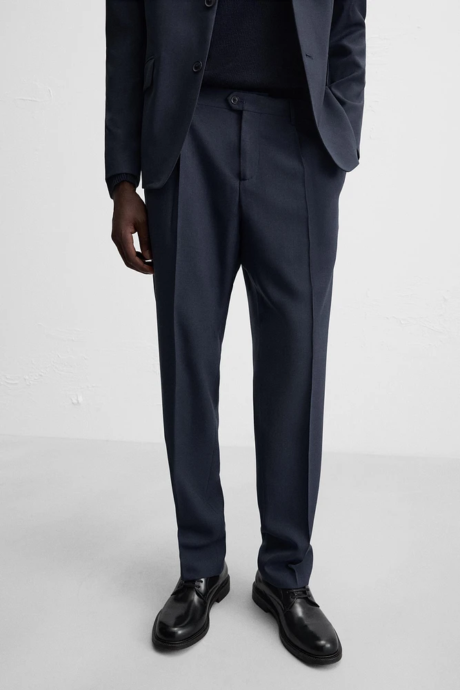 WOOL BLEND SUIT PANTS