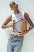 DOUBLE HANDLE CROSSBODY BAG