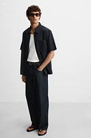 CHEMISE JACQUARD COTON - LYOCELL