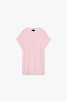 TOP EN MAILLE MANCHES AMPLES