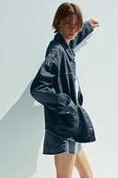TRF DENIM POCKET OVERSHIRT