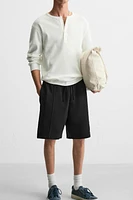 SEAMED JOGGING SHORTS