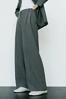 WIDE LEG PANTS WITH DARTS